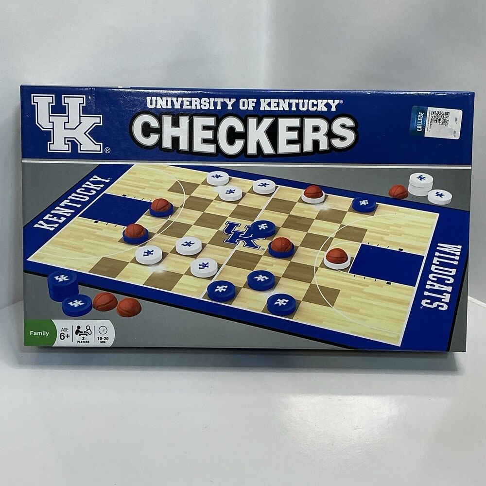 MasterPieces - Kentucky Wildcats - NCAA Checkers Board Game